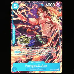 One Piece TCG | Portgas.D.Ace | OP07-053 | Promo | Englisch | 3rd Anniversary - Image 1