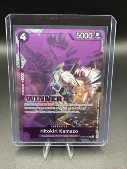 Hitokiri Kamazo OP06-076 UC WINNER Promo One Piece Card Game NM Wings of Captain - Image 3