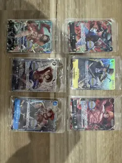 One Piece TCG EXCLUSIVE Asia Mini Tin Vol 1 TS01 Set of 6 Promo Cards (SEALED) - Image 1