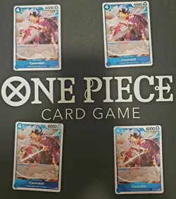🔥 One Piece TCG (Playset) 4x Royal Blood OP10-045 Cavendish Rare English NM 🔥 - Image 2