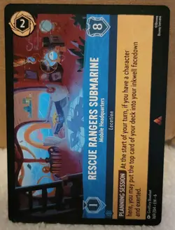 Disney Lorcana TCG - Rescue Rangers Submarine Mobile Headquarters - 169/204 NM - Image 1