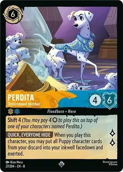 Disney Lorcana TCG Reign of Jafar - Perdita - Determined Mother 27/204 - Image 1