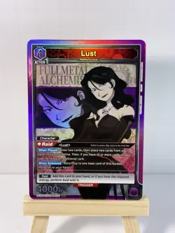 Union Arena TCG Lust SR UE09BT/FMA-1-090 Fullmetal Alchemist - Image 1