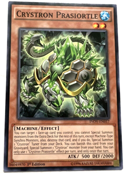 YuGiOh! - Crystron Prasiortle - INOV-EN017 - 1st Edition - Common - Image 1
