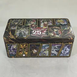 Yugioh EMPTY Tin 25th Anniversary TCG: Dueling Heroes Collecters Card Storage - Image 1