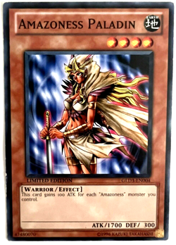 YuGiOh! - Amazoness Paladin - GLD3-EN004 - Limited Edition - Common - Image 1