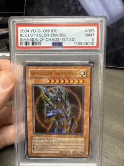 YuGiOh Black Luster Soldier-Envoy Of Beginning IOC-025 1st Edition PSA 9 NewCert - Image 1