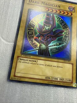 Yugioh! Dark Magician SYE-001 Super Rare 1st Edition LP X2 - Image 2