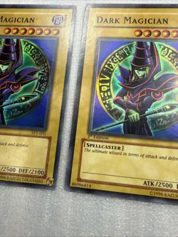 Yugioh! Dark Magician SYE-001 Super Rare 1st Edition LP X2 - Image 3
