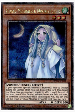 Ghost Mourner & Moonlit Chill RA04-EN033 (Quarter Century Secret Rare) Yugioh - Image 1
