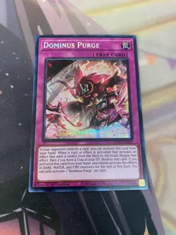 YUGIOH - DOMINUS PURGE - PRISMATIC SECRET RARE - MP25 - NM - 1ST ED - Image 1