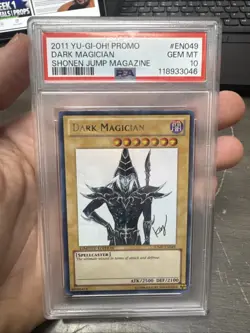 YuGiOh 2011 Dark Magician Shonen JUMP-EN049 PSA GEM MINT 10 NEW CERT - Image 4