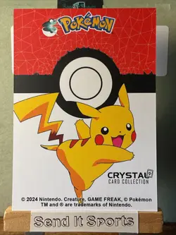 NM Pokemon Nintendo Crystal Card Collection Magneto #082 Stained Glass Holo - Image 2
