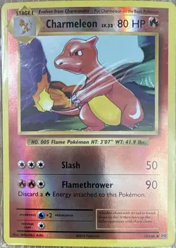 Charmeleon 10/108 Uncommon Evolutions Pokemon Reverse Holo NM/M - Image 1