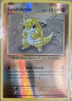 Sandshrew 54/108 Common Evolutions Pokemon Reverse Holo NM/M - Image 1