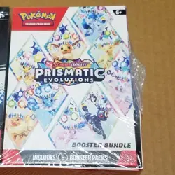 Pokemon Prismatic Evolutions PREMIUM COLLECTION & Booster Bundle Lot - Image 3