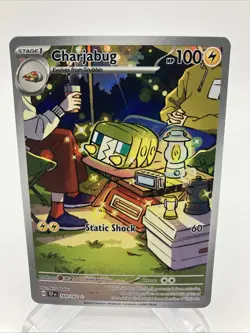 Pokemon Charjabug 169/162 Temporal Forces Illustration Rare Full Art Holo NM - Image 1