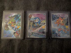 Pokemon TCG: First Partner Illustration PROMOS Sinnoh Trio Series 1 Near mint - Image 1
