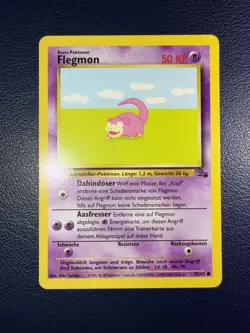 [German] Pokemon TCG - Flegmon 55/62 Fossil Set LP/NM Low Pop ⭐ - Image 1