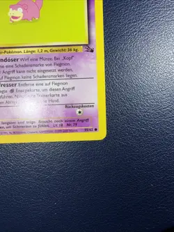 [German] Pokemon TCG - Flegmon 55/62 Fossil Set LP/NM Low Pop ⭐ - Image 5