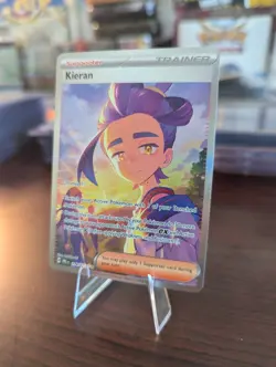 Pokemon TCG Kieran Sir 174/131 Prismatic Evolutions Holo Card NM - Image 2