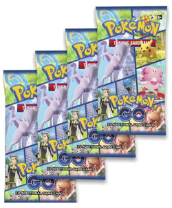 Pokemon GO Art Set 4x Booster Packs Pokemon TCG Sword & Shield 820650850530 - Image 1
