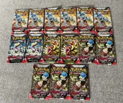 Pokemon TCG Scarlet and Violet Base Set Booster Pack X15 Brand New Sealed - Image 1