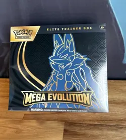 Pokemon TCG Mega Evolution Lucario Elite Trainer Box ETB NEW FACTORY SEALED - Image 1