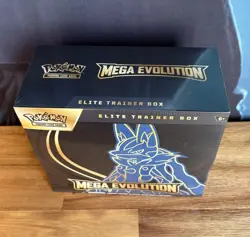 Pokemon TCG Mega Evolution Lucario Elite Trainer Box ETB NEW FACTORY SEALED - Image 3