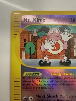 Pokemon TCG Mr. Mime 95a/147 Aquapolis Reverse Holo E-Reader - Image 2