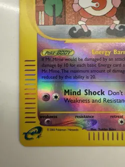Pokemon TCG Mr. Mime 95a/147 Aquapolis Reverse Holo E-Reader - Image 5
