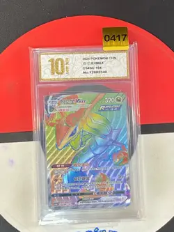 Pokemon TCG Rayquaza VMAX HR 164- Scarlet & Violet, CS4bC-164 Grade10 - Image 1