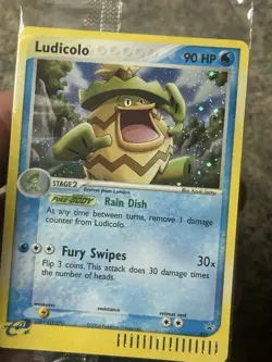 POKEMON SEALED LUDICOLO 020 BLACK STAR E READER PROMO (damaged) - Image 4