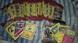 Lot Of 40 Pokemon Sun & Moon Crimson Invasion 3-Card Packs 2 Burning Shadows - Image 1
