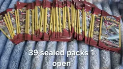 Lot Of 40 Pokemon Sun & Moon Crimson Invasion 3-Card Packs 2 Burning Shadows - Image 3