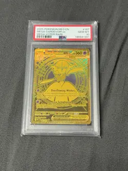 Pokemon Mega Gardevoir EX Gold 187/132 Mega Evolution PSA 10 Gem Mint - Image 1