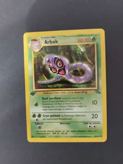 Carte Pokemon Arbok 31/62 Set Fossile Edition 1 Exc. 🇫🇷 - Image 1