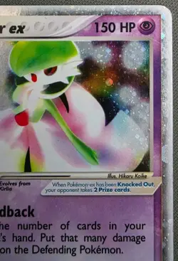2003 Pokemon EX Sandstorm Gardevoir ex 96/100 Ultra Rare Holo LP Vintage TCG - Image 4