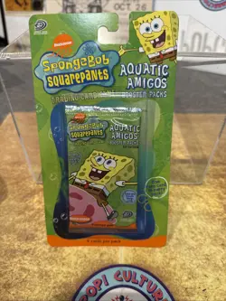 2003 Upper Deck Spongebob Trading Card Game Aquatic Amigos Booster Pack 1st Edit - Image 1