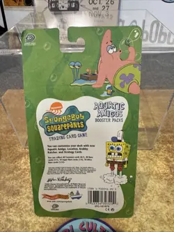 2003 Upper Deck Spongebob Trading Card Game Aquatic Amigos Booster Pack 1st Edit - Image 3