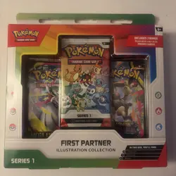 Pokemon TCG First Partner Illustration Collection Series 1 Factory Sealed - Image 1