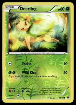 Deerling Emerging Powers Common 15/98 2011 Pokemon TCG - Image 1