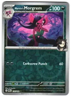 Marnie's Morgrem 135/182 Reverse Holo SV10: Destined Rivals Pokemon TCG - Image 1