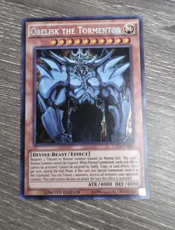 Yu-Gi-Oh! TCG Obelisk The Tormentor CT13-EN002 Secret Rare Limited Edition NM - Image 1
