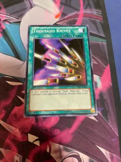 YUGIOH - THOUSAND KNIVES - COMMON - LCYW - 1ST ED - NM - Image 1