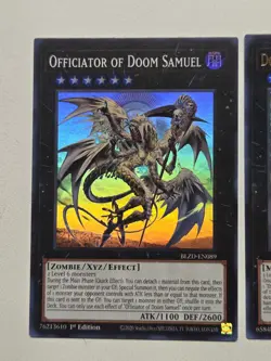 DoomZ XIII Over Graflareio + Officiator of Doom Samuel Blazing Dominion Yugioh - Image 3