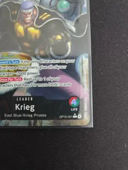 Krieg (OP15-001) (Alternate Art) OP15-001 Leader Adventure on Kami's Island Foil - Image 4