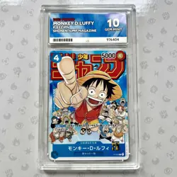 Ace 10 Monkey D Luffy P-033 PROMO Weekly Shonen Jump 2023 One Piece Perfect 10 - Image 1