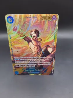 Portgas D Ace SEC One Piece TCG OP13-119 Carrying on his will NM English - Image 1