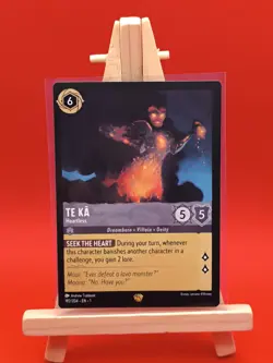 Te Ka Heartless 192/204 Legendary The First Chapter Disney Lorcana Card * New * - Image 3